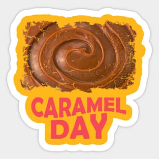 5th April - Caramel Day Sticker